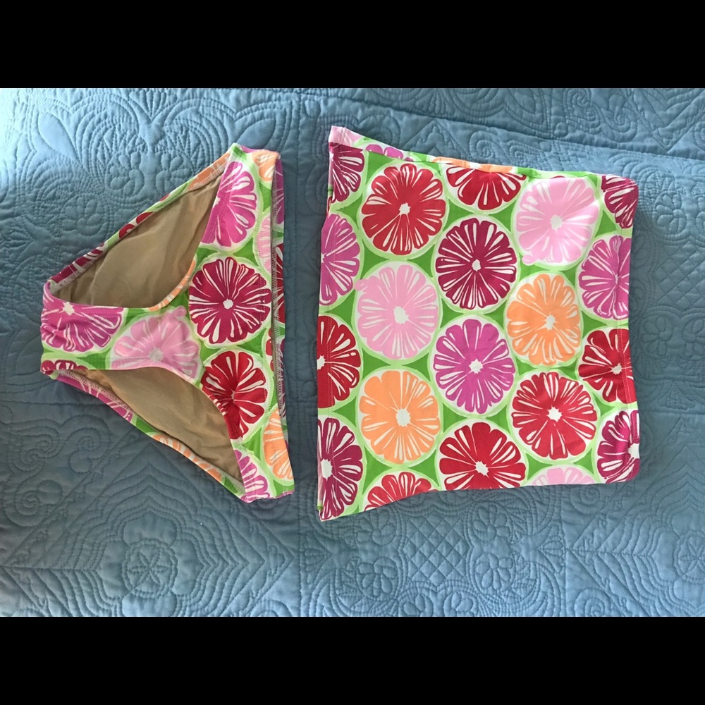Size 0 Lily Pulitzer tankini, worn once